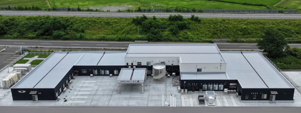 大坂組が施工した軽量鉄骨造一部2階建ての障がい者支援施設